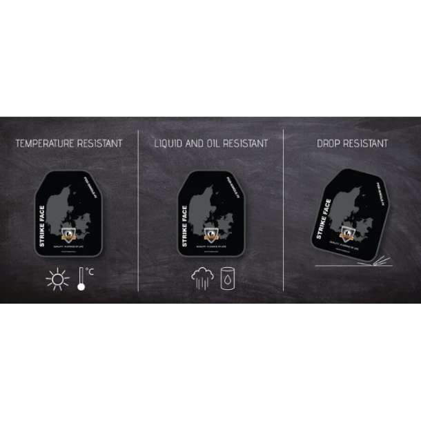 Protection Group - Skudsikker Sideplade - NIJ Level 4 - Keramik - SA 20 X 15 Cm - Billede 2