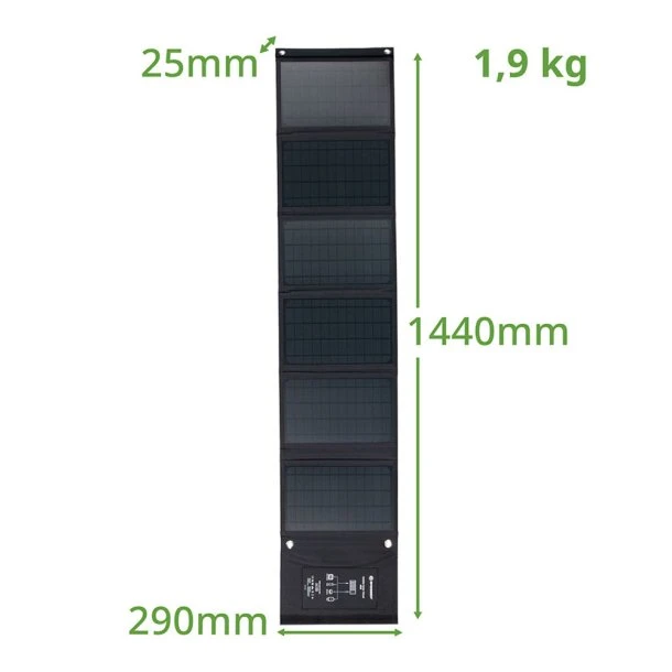 Bresser - Mobile Solar Solcellepanel 40W - Billede 3