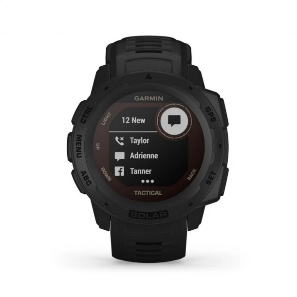 Garmin - Instinct Tactical Solar GPS Ur - Billede 4
