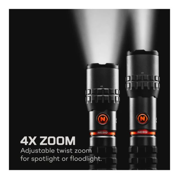 Nebo - SLYDE KING 2K Genopladelig Lommelygte 2000 Lumen - Billede 8