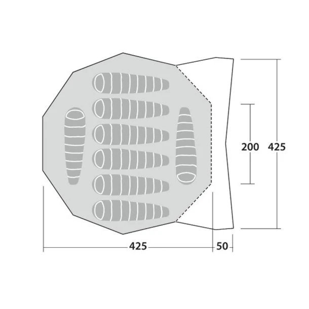 Robens - Chinook Ursa PRS 8-personers Tipi Telt - Billede 6