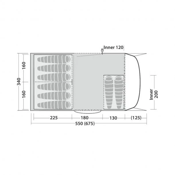 Robens - Eagle Rock 6+2XP 8-personers Telt - Billede 8