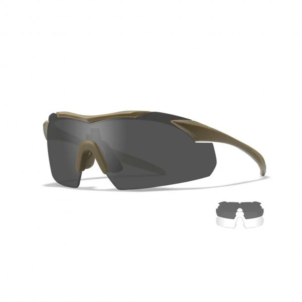 Wiley X - VAPOR 2.5 Tan Frame Solbrille - 2 Linser