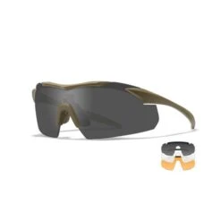 Wiley X - VAPOR 2.5 Tan Frame Solbriller - 3 Linser