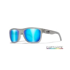 Wiley X - OVATION Captivate Blue Mirror Matte Slate Frame Solbrille