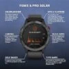 Garmin - Fenix 6 Pro Solar Multisport GPS Ur