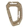 Mil-Tec - Tactical MOLLE Karabiner Coyote 2 Stk