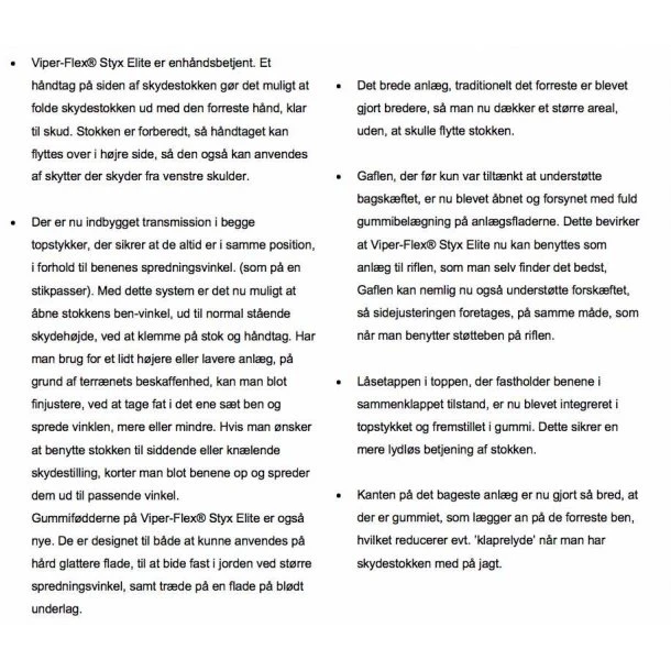 Viper-Flex - Styx Elite Skydestok - Billede 4